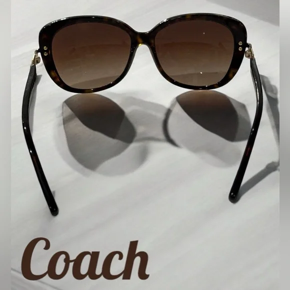 COACH HC8164 Dark Tortoise sunglasses from Japan (L953) with branded hard case